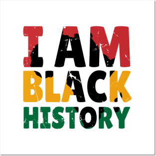 I Am Black History - Island Africa AL Posters and Art